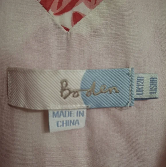 Boden Women's Midi Dress in Pink and Red Floral - Picture 4 of 6